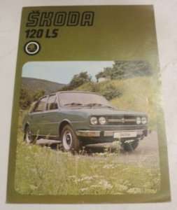 Skoda 1976 120 LS Sales Brochure Slovak Text  