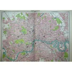  maps Plan London River Thames Hyde Park Kensington: Home 