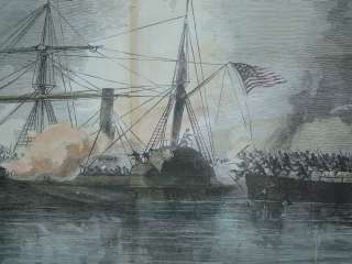Galveston Harbor Texas Naval Civil War Battle 1863  