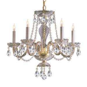 Bohemian Crystal Candle Chandelier Crystal Type/Finish Italian/Chrome