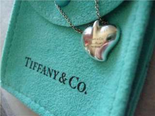 Tiffany & Co. Elsa Peretti Carved Heart Necklace  