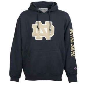 Champion Notre Dame Fighting Irish Navy Blue Heritage Hoody Sweatshirt 