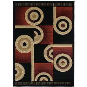  United Weavers Contours Spiral Canvas Terracotta Red Boxes 