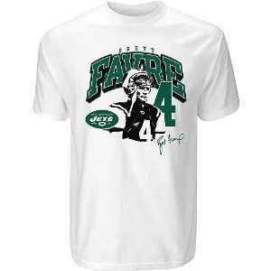  Brett Favre New York Jets NFL Arch T Shirt: Sports 