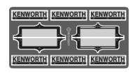 24 1/25 Kenworth Big Rigs Emblems 2201 (Photo Etched)  