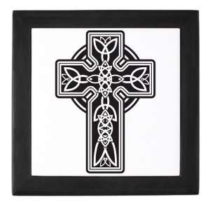  Keepsake Box Black Celtic Cross 
