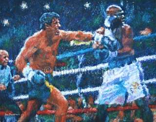   oil painting Sylvester Stallone Rocky Balboa Mason Dixon Bill Pruitt