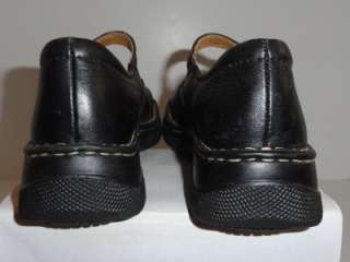Born Womens Black Leather Mary Jane Loafers Size 6.5 M  