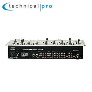 TECHNICAL PRO® 4 CHANNEL PROFESSIONAL DIGITAL MIXER NEW  