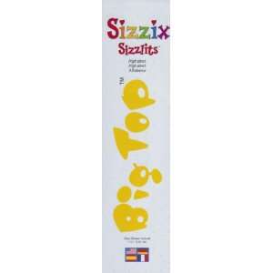  Sizzix Sizzlits Alphabet Set   Big Top Arts, Crafts 