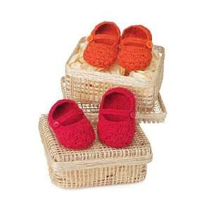  Crocheted Baby Booties: Home & Kitchen