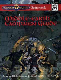 MERP MIDDLE EARTH CAMPAIGN GUIDE w/MAP #2003 EXC+ The Lord of the 