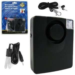   130 dB Personal and Door Alarm with Flashing Light 