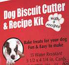 Gourmet Dog Biscuit Recipe & Cookie Cutter Kit BNIB