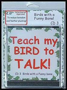 Bird Training   Teach My Bird To Talk CD3  Made in USA  