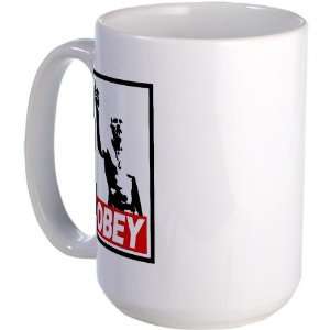 Techno Viking Funny Large Mug by   Kitchen 