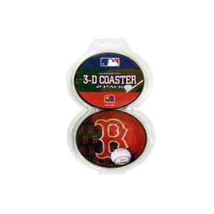    Boston Red Sox 3 D 2Pk Coasters Case Pack 12: Sports & Outdoors