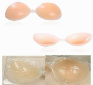    Adhesive Silicone Cup B C D Push Up Strapless Breast Bra F02Z  