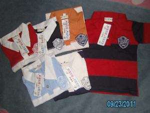    Polo Style boys shirts Kate N tate Clothing brand new  