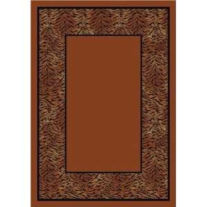   Design Center Domo Tiger Casual 7.7 ROUND Area Rug