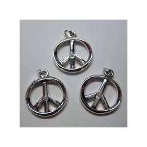 Jolees Boutique Crystal AB Peace Sign Charm: Arts, Crafts 