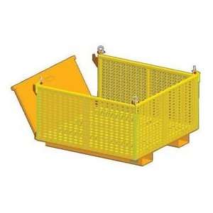  M&W Heavy Duty Steel Vented Container Drop Side 48X48X 