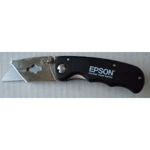  Epson Utility Knife Box Cutter Tool with 3 Extra Blades in 