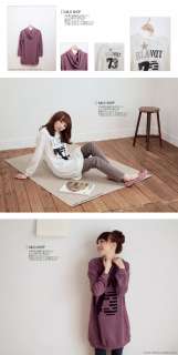 Women Japanese Korean Style Fashion Word Number Knitting Hooded Long 