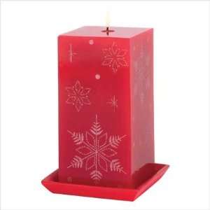 Jeweled Snowflake Candle   Style 39216 