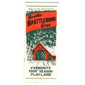  Greater Brattleboro Vermont Tourism Booklet 1940s 