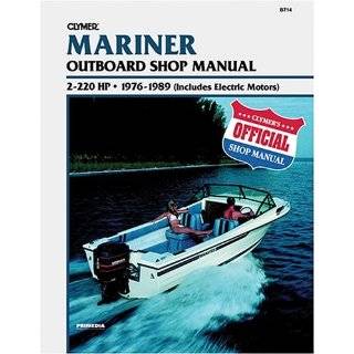  Outboard Shop Manual 2 220 Hp, 1976 1989 (Clymer Marine Repair 