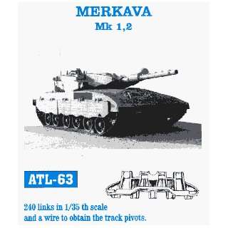  Merkava Mk I, II Tank Track Link Set (240 Links) 1 35 