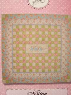 Nesting~Baby Quilt Pattern~Bluebirds for baby  