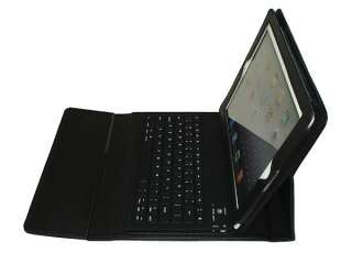Bluetooth Keyboard Leather Case Cover iPad 2 Black  