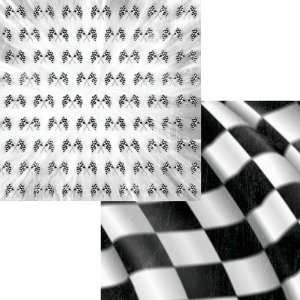   Racing: Finish Line 12 x 12 Double Sided Paper: Arts, Crafts & Sewing