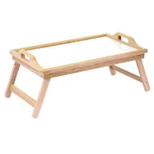  Breakfast Bed Tray With Handle, Foldable Legs By Winsome 