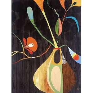  Mary Calkins 30W by 40H  Flora Exotica CANVAS Edge #4 