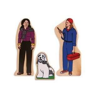  Brenda Blue, Brendas Mother and King Dog Figurines: Toys 