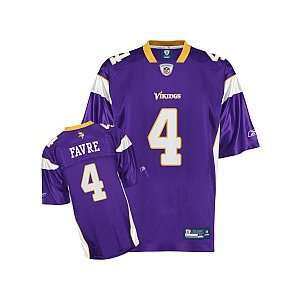 Brett Favre Jersey: Reebok Purple Replica #4 Minnesota Vikings Jersey 