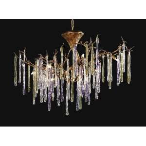   Crystal Centerhall Chandelier Talha Bronze 47 x 29