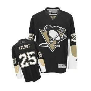  Pittsburgh Penguins Jersey #25 Maxime Talbot Black Hockey 