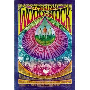 TAKING WOODSTOCK DOUBLE SIDED 27X40 MOVIE POSTER ORIGINAL (NOT A 