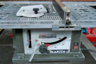 Makita Table Saw 2708 with Dark Green Vintage Base  