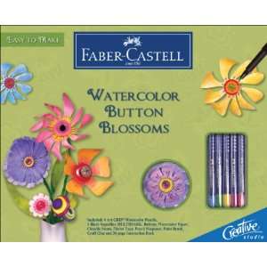   Creative Studio Watercolor Button Blossoms Kit Arts, Crafts & Sewing