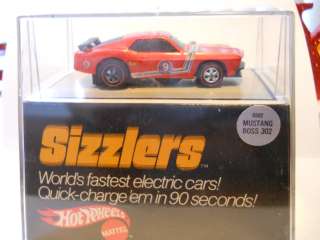   Original Sizzlers #6502 1969 Mustang Boss 302 (red/orange)   HO Slot