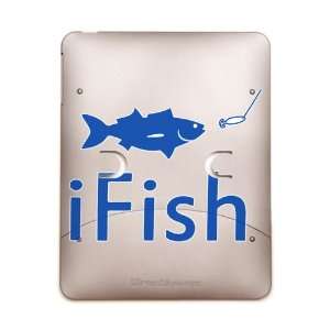   iPad 5 in 1 Case Metal Bronze iFish Fishing Fisherman 