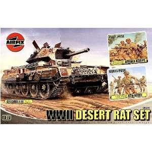   British 8th Army & German Afrika Korp Figures by Airfix Toys & Games