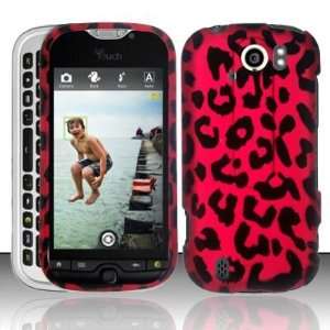  HTC Mytouch 4g Slide Accessory   Hot Pink Leopard Spot Skin 