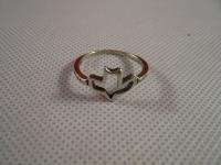 SILVER 925 VINTAGE JEWELRY TEXAS STATE USA RING SIZE 8  