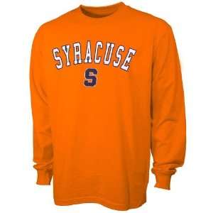  Syracuse Orange Arch Logo Long Sleeve T shirt: Sports 